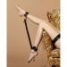 Распорка итальянская кожа UPKO Spreader Bar, черная