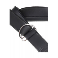 Ременная черная сбруя Pipedream King Cock Strap-On Harness с реалистичным фаллоимитатором, 20 см
