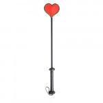 Стек DS Fetish Crop heart red/black