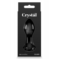 Стеклянная пробка NS Novelties CRYSTAL ROSE BLACK