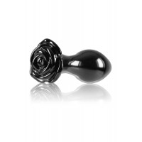 Стеклянная пробка NS Novelties CRYSTAL ROSE BLACK