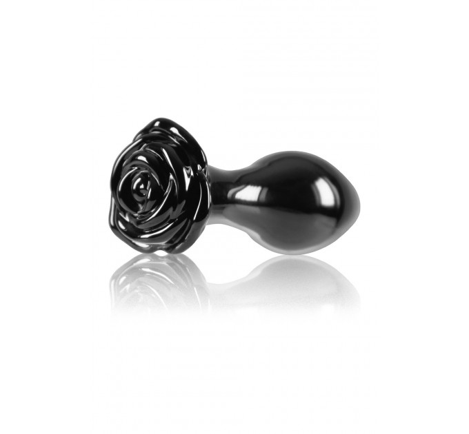 Скляна пробка NS Novelties CRYSTAL ROSE BLACK