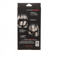 Трусики для страпону Universal Love Rider Platinum Harness, шкірозамінник, чорні