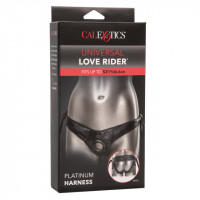 Трусики для страпону Universal Love Rider Platinum Harness, шкірозамінник, чорні