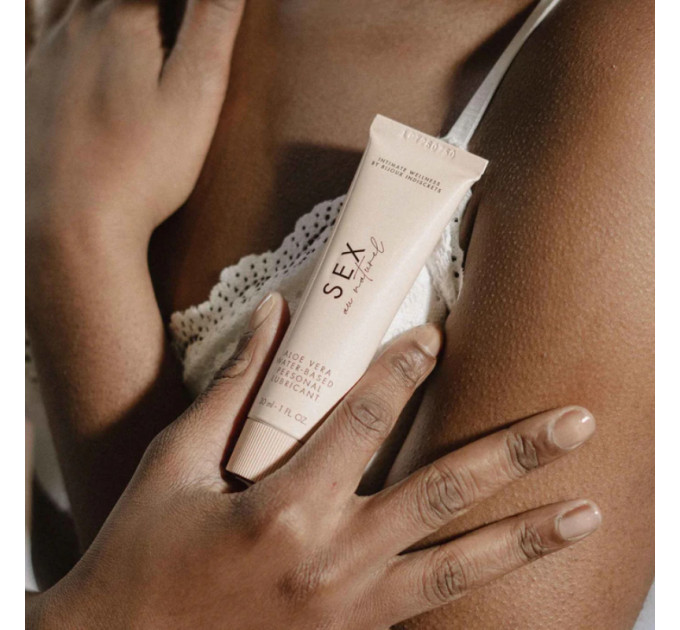 Ухаживающий лубрикант на водной основе Bijoux Indiscrets Sex au Nature – Aloe Vera