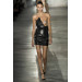 Украшение для грудей Flash - Heart Black Bijoux Indiscrets