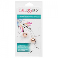 Вагінальні кульки CalExotics Climax Weighted Kegel Balls Nickel-Free - Rose Gold