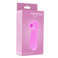 Вакуумний стимулятор клітора Toy Joy, силіконовий, рожевий
