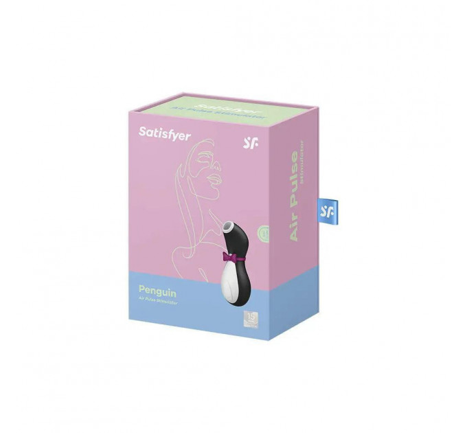Вакуумный клиторальный стимулятор Satisfyer Pro Penguin, черный