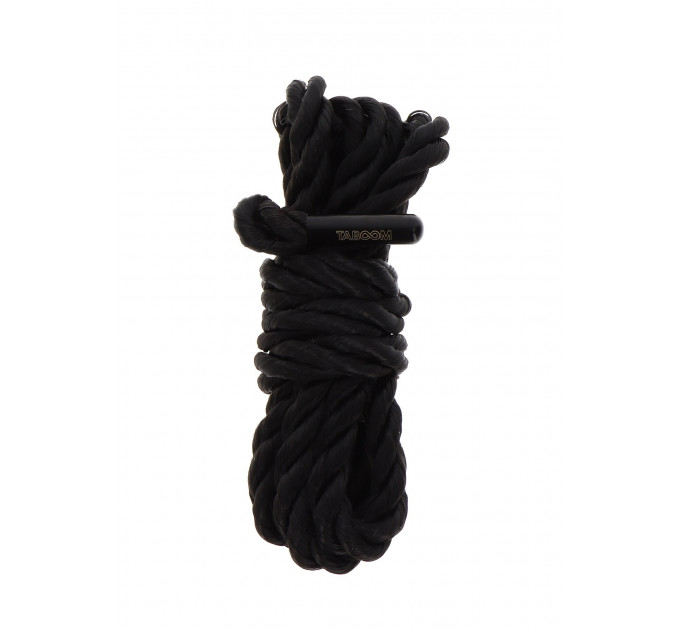 Веревка Bondage Rope 1.5 meter 7 mm Черная TABOOM