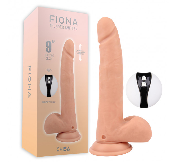 Вибратор с дистанционным пультом Chisa Fiona Thunder Smitten, бежевый
