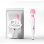 Вибратор микрофон Chisa Basic Luv Theory, бело-розовый