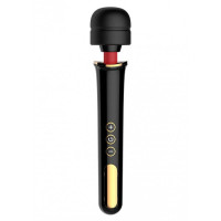Вібратор-мікрофон чорний Massager Super Powerful USB 10 Function
