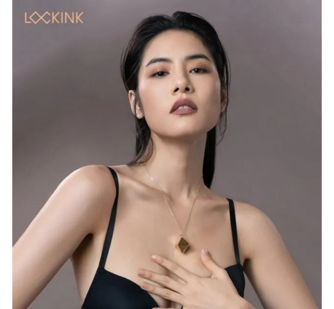 Зажимы для сосков с тяжелой подвеской и серьгами Золотистые Lockink