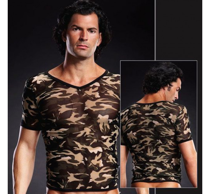 Футболка Pro-Mesh V-Neck Tee Camouflage S / M