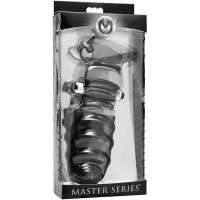 Насадка вібратор на пелець Bang Bang для стимуляції точки G Master Series, чорна