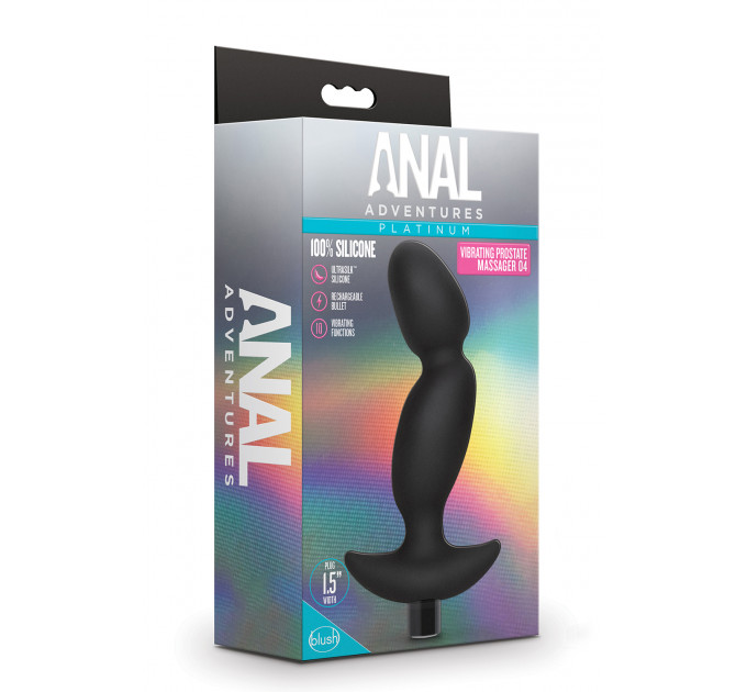 Масажер простати Blush Anal Adventures Platinum 04 Silicone Vibrating Prost