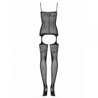 Комбінезон Obsessive BODYSTOCKING F204 чорний S/M/L