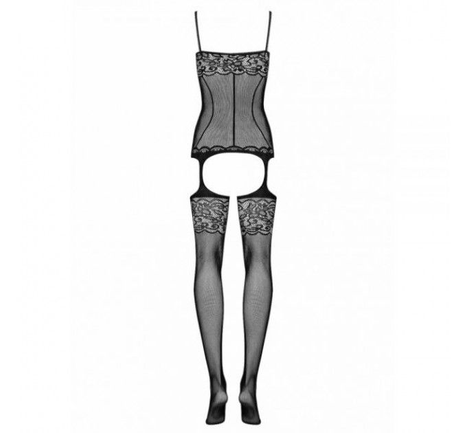 Комбинезон Obsessive BODYSTOCKING F204 черный S/M/L