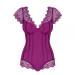 Боди Obsessive Moketta teddy purple S/M