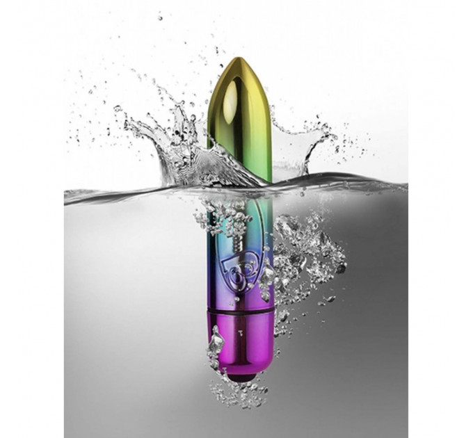 Вибропуля Rocks-Off 7 Speed Ro-80Mm Rainbow Bullet Vibrator 8х1.6 см