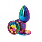Анальна пробка Metal Colorful, M