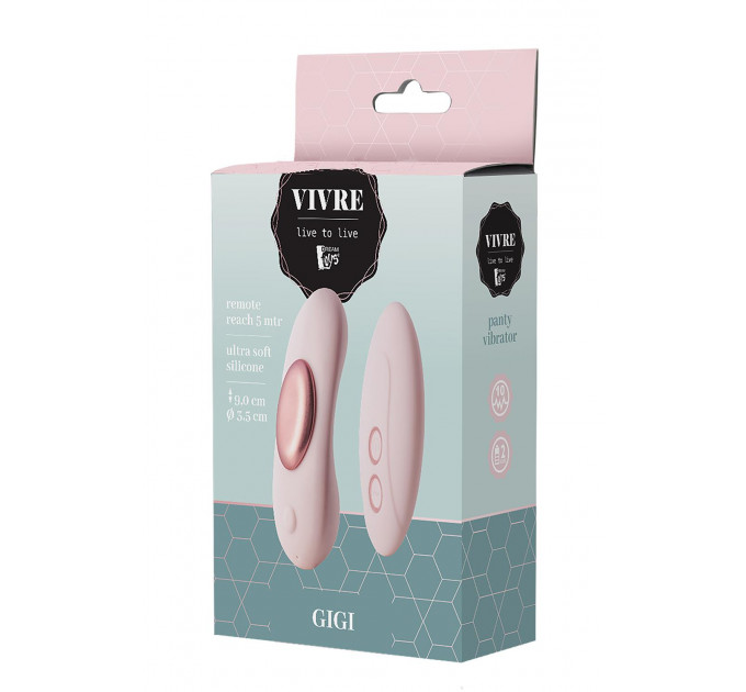 Вибратор для трусиков с дистанционным управлением Dream Toys VIVRE PANTY VIBE GIGI