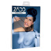 Поводок на цепи с кожаной петлей Zado FASHION, черный