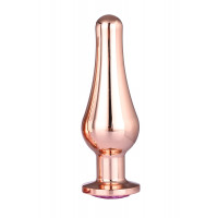 DT21828 анальна пробка конічної форми Dream Toys GLEAMING LOVE ROSE GOLD PLEASURE PLUG L