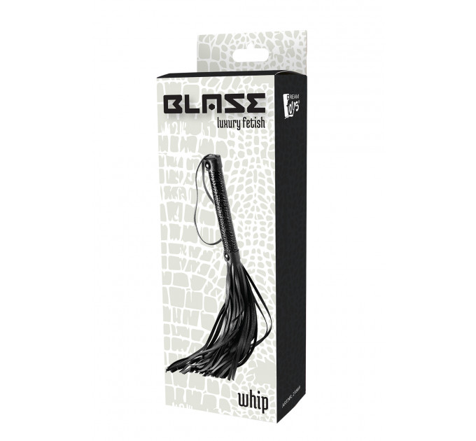 Флогер BLAZE LUXURY WHIP CROCO BLACK