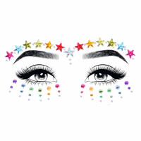 Алмазна наклейка Leg Avenue Jovi face jewels sticker O/S
