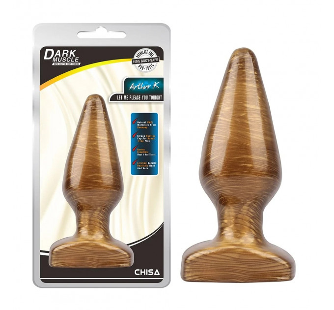 Анальний затор Гігант Dark Muscle Arthur K Chisa 15.5 х 5.5 см