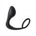 Анальна пробка з еррекційним кільцем FANTASSTIC ANAL PLUG WITH COCKRING BLACK