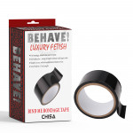 Бандажная лента Chisa Behave! Bind Me Bondage Tape, черная