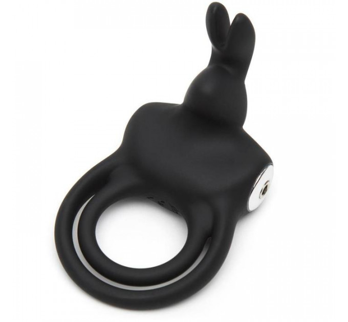 Подвійне ерекційне кільце з вібрацією Happy Rabbit Stimulating Rechargeable Rabbit Cock Ring