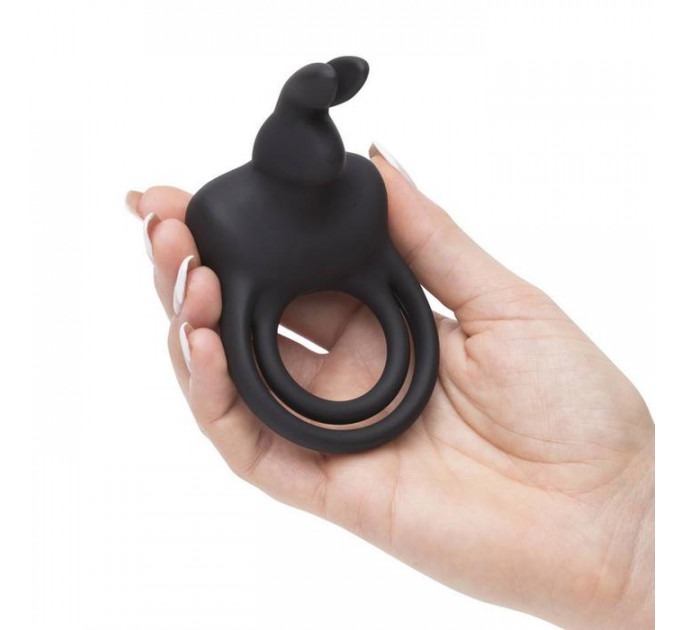 Подвійне ерекційне кільце з вібрацією Happy Rabbit Stimulating Rechargeable Rabbit Cock Ring