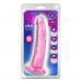 Фаллоимитатор реалистичный на присоске Blush B Yours Plus розовый, 19 х 3.8 см