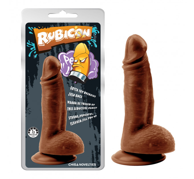 Фаллоимитатор реалистик Chisa Rubicon Mighty Ravage Penis, коричневый 20 см*4.3 см