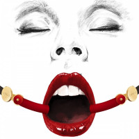 Кляп силиконовый Invisible mouth Gag Upko