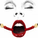 Кляп силиконовый Invisible mouth Gag Upko