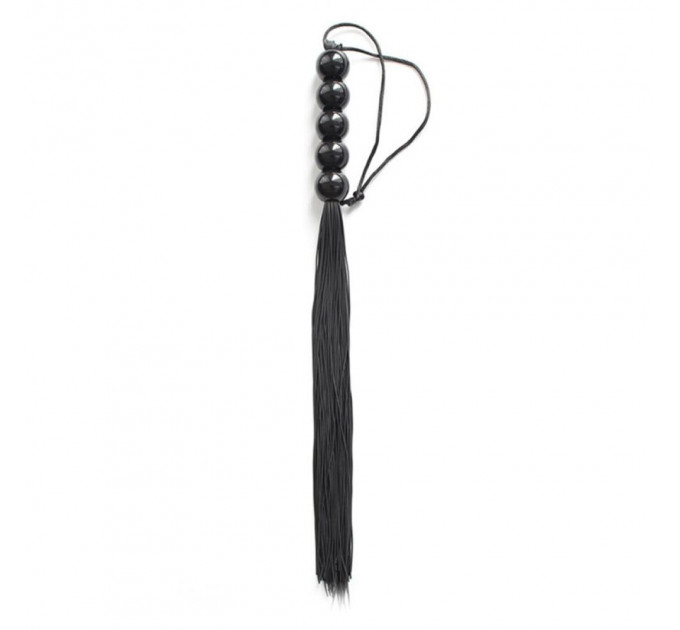 Кнут черный, ручка из шариков FLOGGER, 45 см