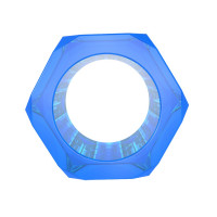 Кільце ерекційне Chisa GK Power Nust Bolts Cock Ring у вигляді болта, синє