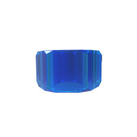 Кільце ерекційне Chisa GK Power Nust Bolts Cock Ring у вигляді болта, синє