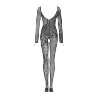 Комбинезон c анималистическим принтом Obsessive G326 с открытым доступом, S/M/L