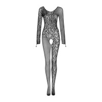 Комбинезон c анималистическим принтом Obsessive G326 с открытым доступом, S/M/L