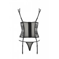 Корсет LETICIA CORSET black S/M - Passion