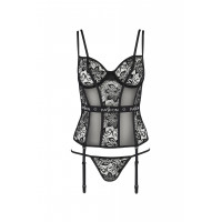 Корсет LETICIA CORSET black S/M - Passion
