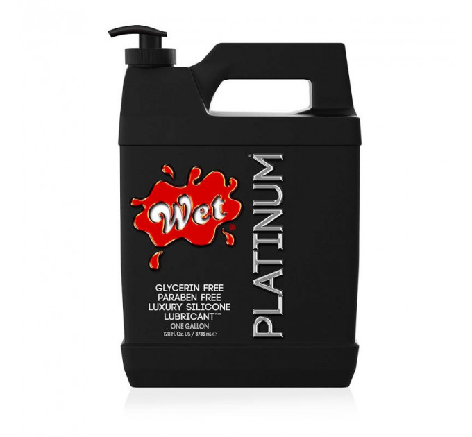Лубрикант на силиконовой основе WET Platinum One Gallon 3785 мл