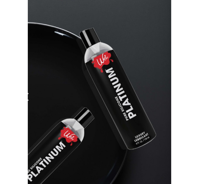 Лубрикант на силиконовой основе Wet Platinum Premium, 118 мл