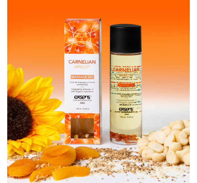 Массажное масло EXSENS ORGANIC MASSAGE OIL CARNELIAN APRICOT 100ML
